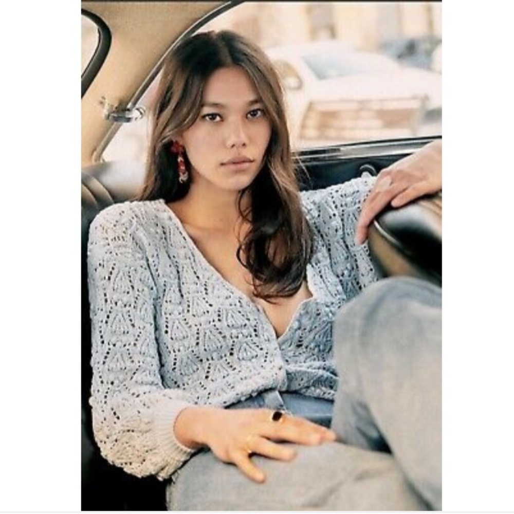 Sezane “Annette” Jumper - light blue M